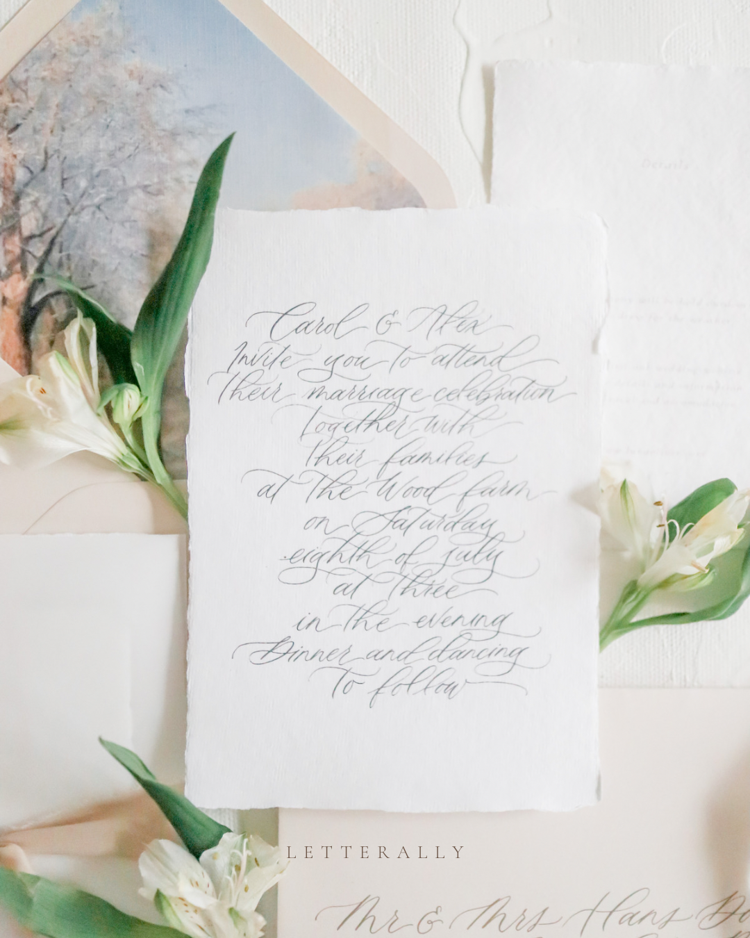 CALLIE | CALLIGRAPHY WEDDING INVITATION