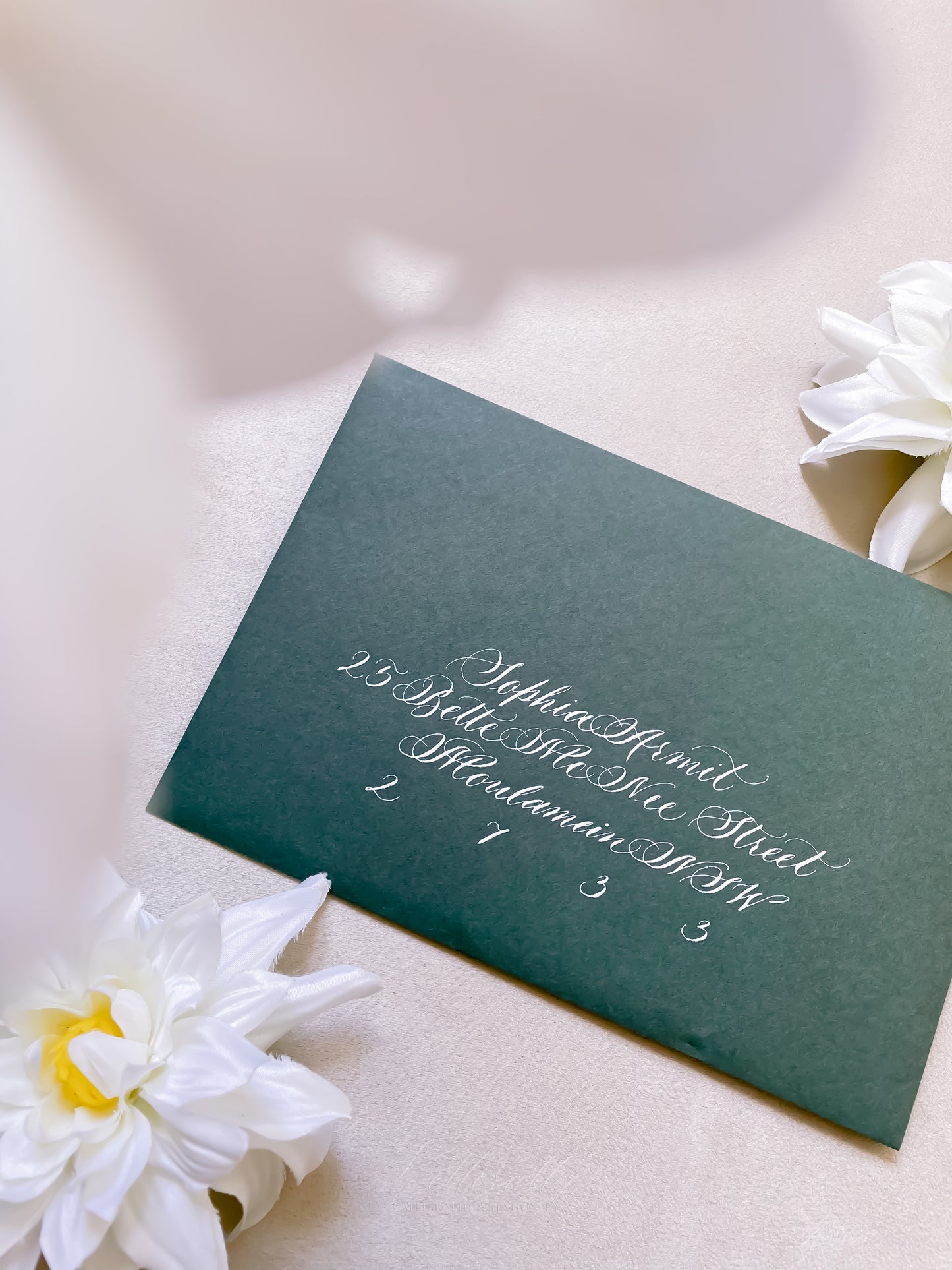 CALLIGRAPHY ENVELOPE ADDRESSING (IN-STUDIO SERVICE)
