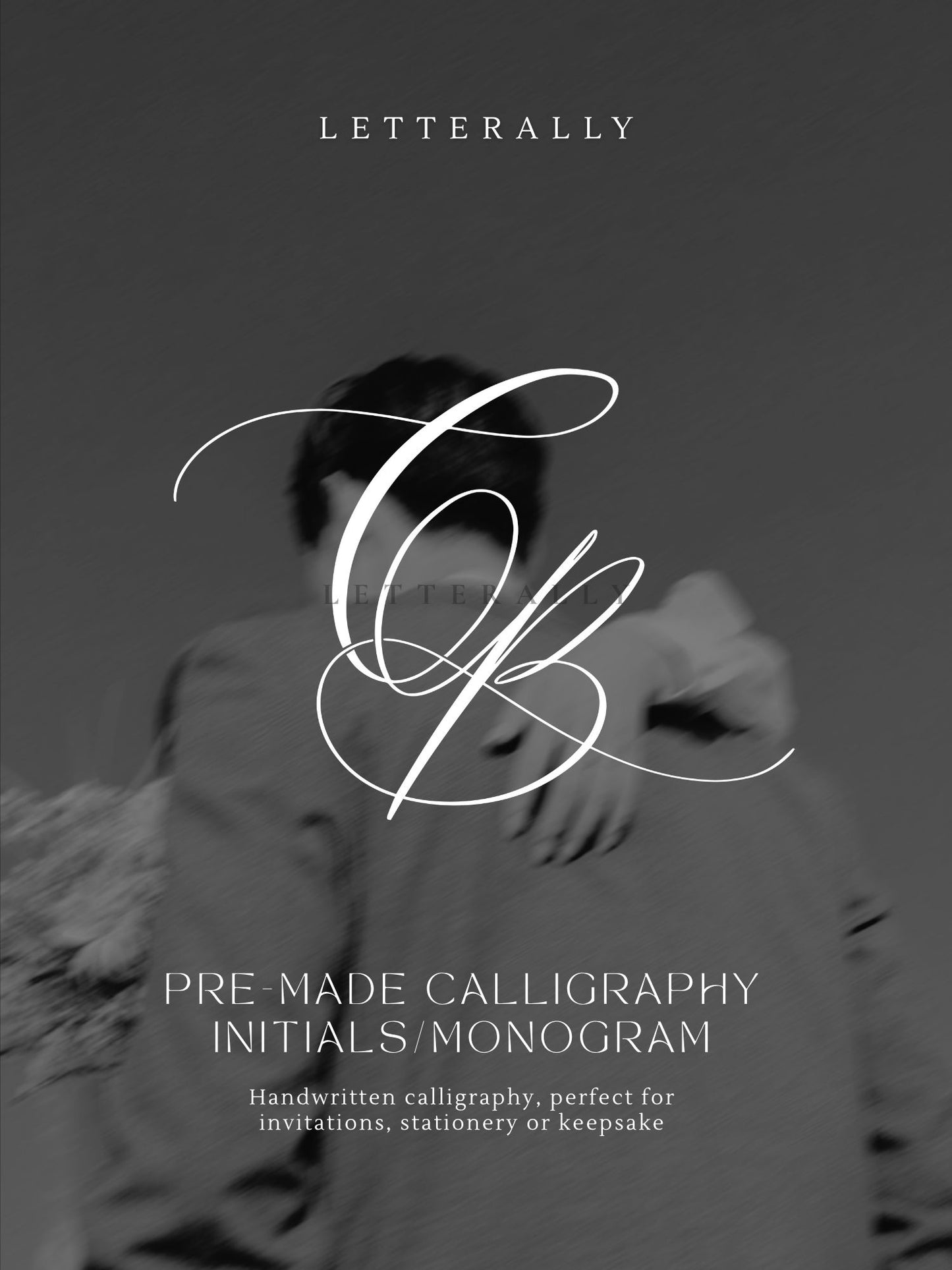 CB | PRE-MADE INITIALS/MONOGRAM CALLIGRAPHY DESIGN