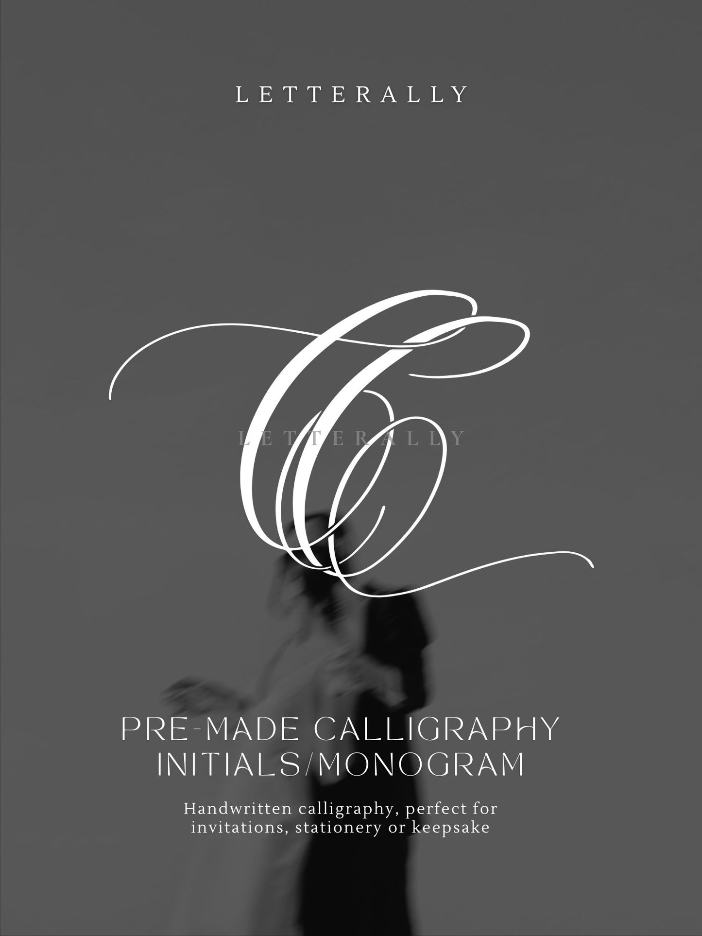CC | PRE-MADE INITIALS/MONOGRAM CALLIGRAPHY DESIGN