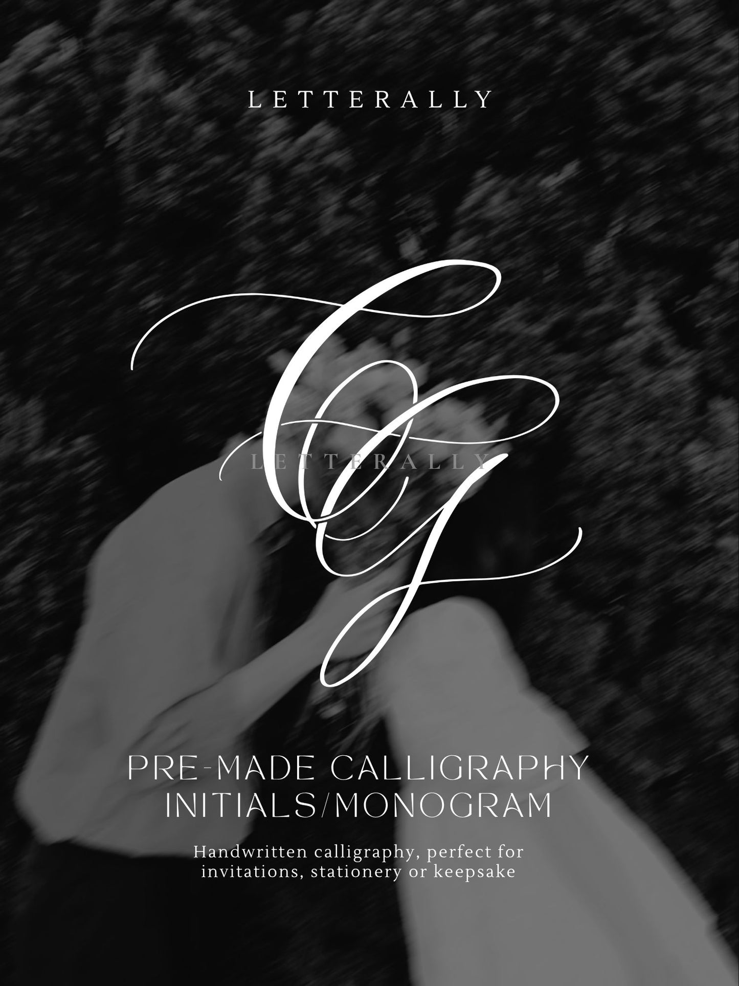 CG | PRE-MADE INITIALS/MONOGRAM CALLIGRAPHY DESIGN