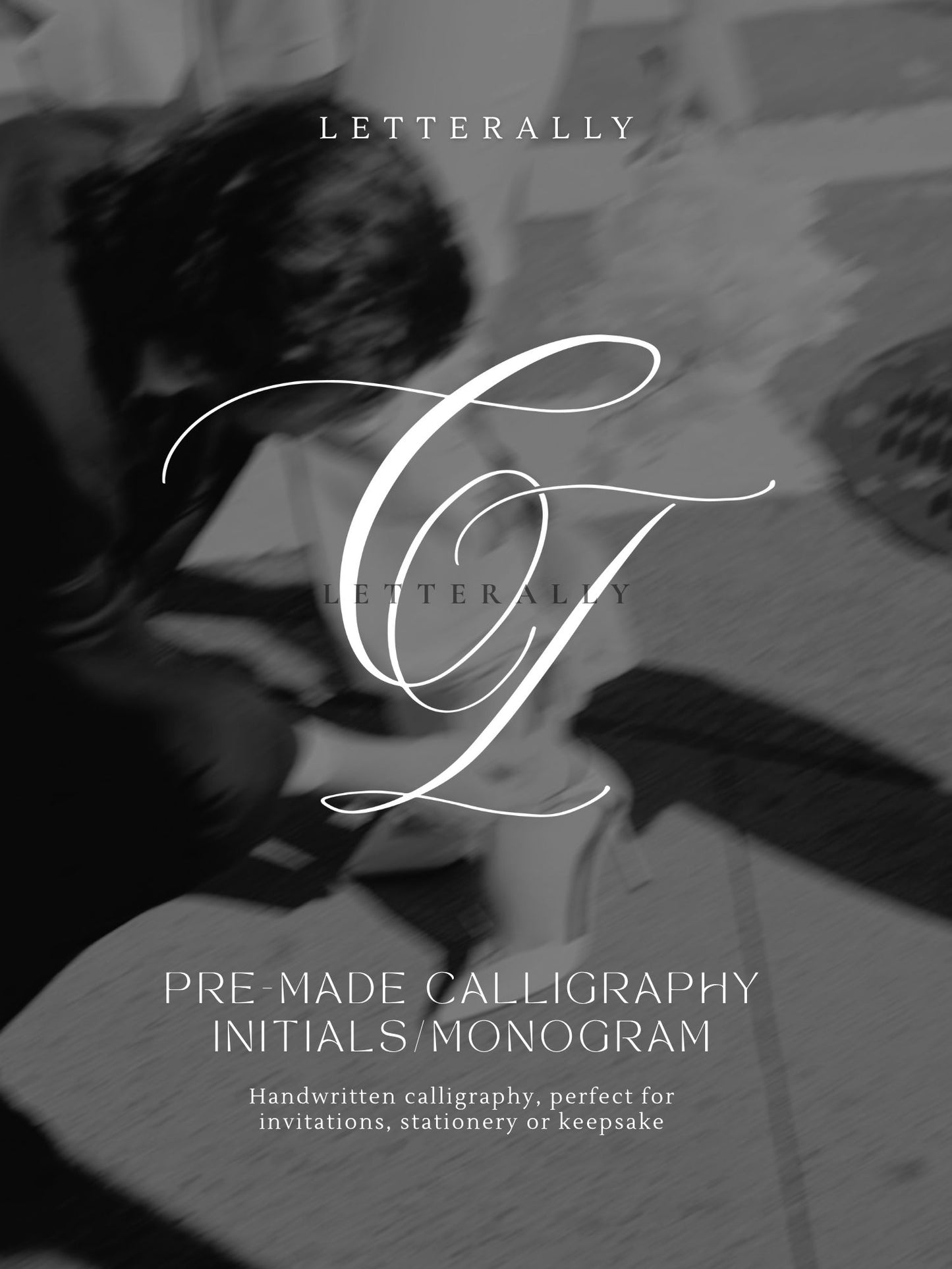 CI | PRE-MADE INITIALS/MONOGRAM CALLIGRAPHY DESIGN