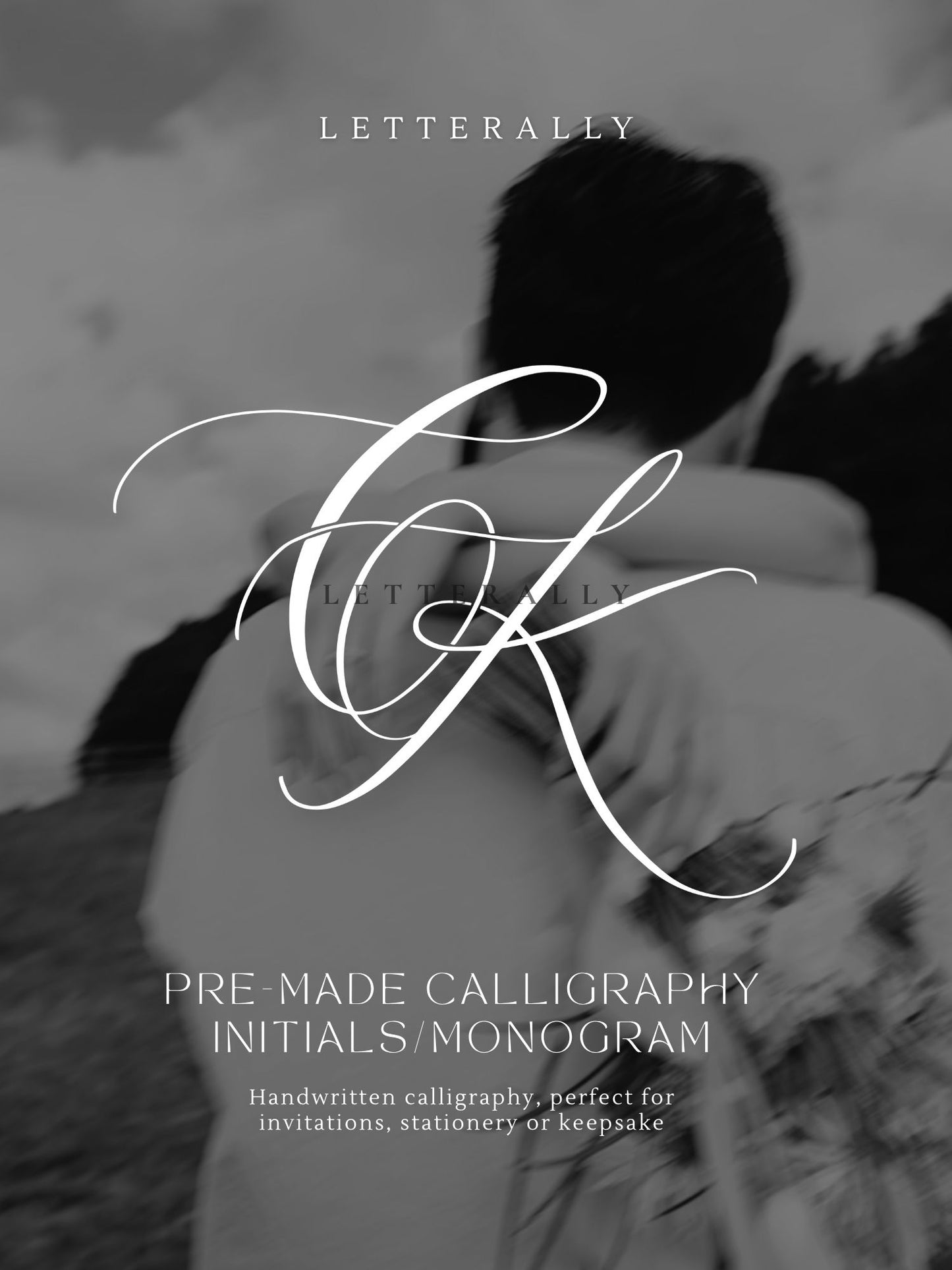CK | PRE-MADE INITIALS/MONOGRAM CALLIGRAPHY DESIGN