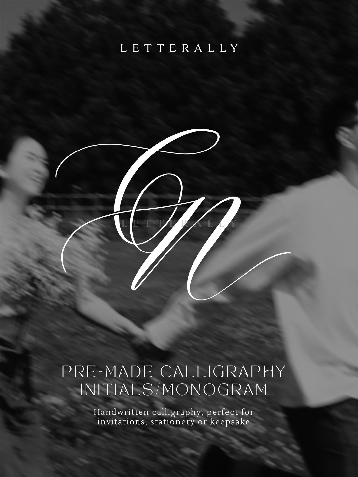 CN | PRE-MADE INITIALS/MONOGRAM CALLIGRAPHY DESIGN