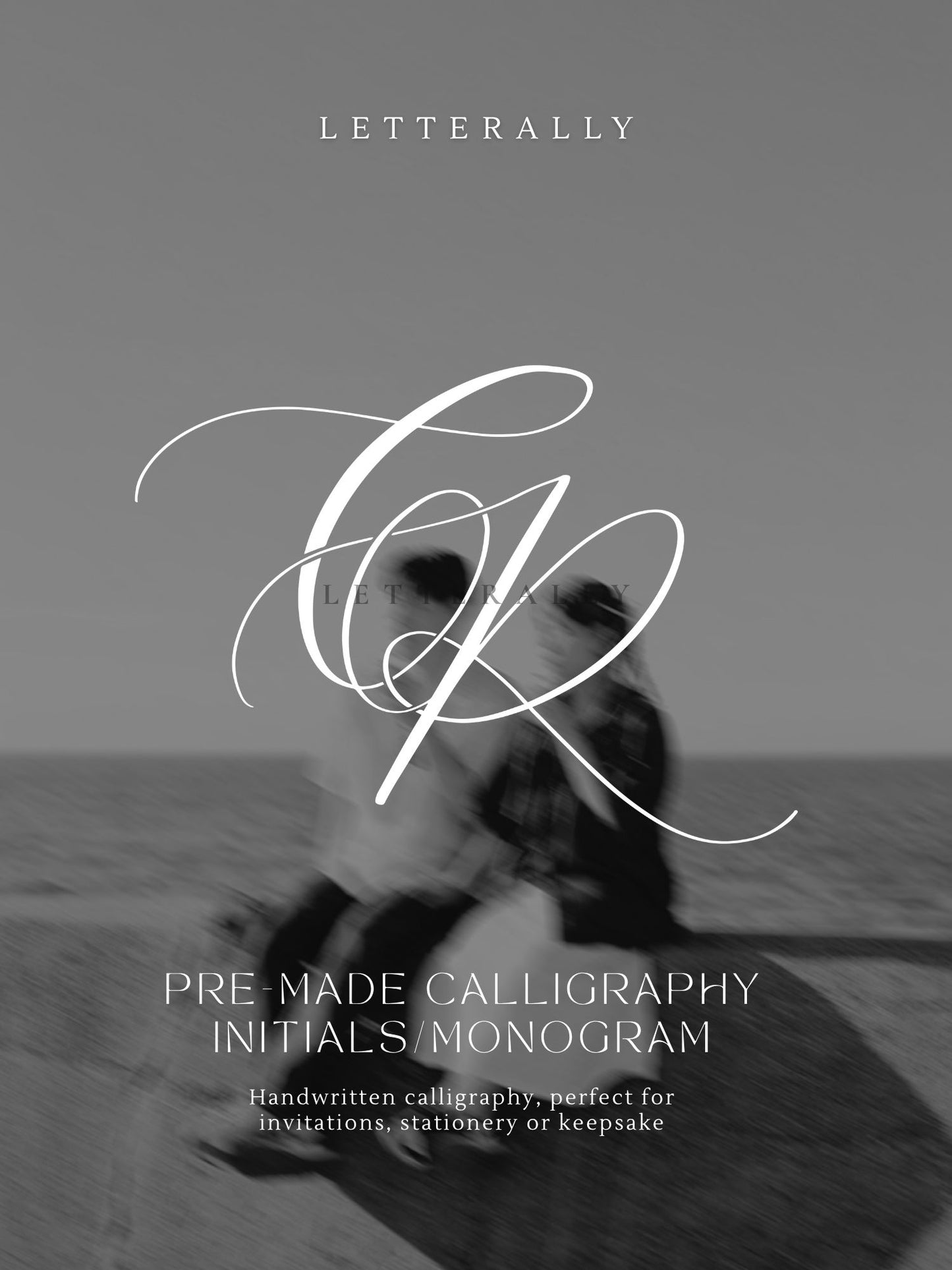 CR | PRE-MADE INITIALS/MONOGRAM CALLIGRAPHY DESIGN