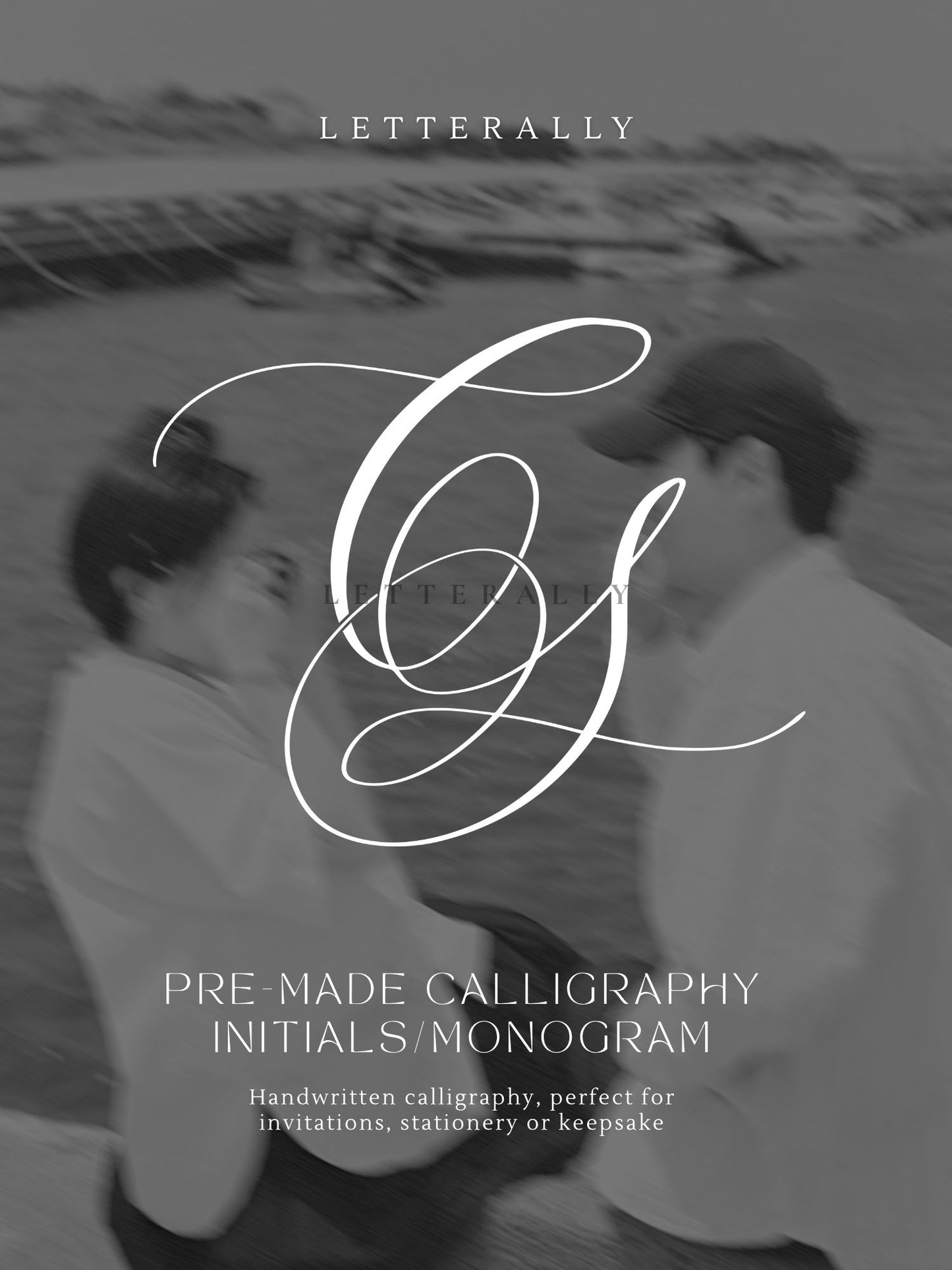 CS | PRE-MADE INITIALS/MONOGRAM CALLIGRAPHY DESIGN