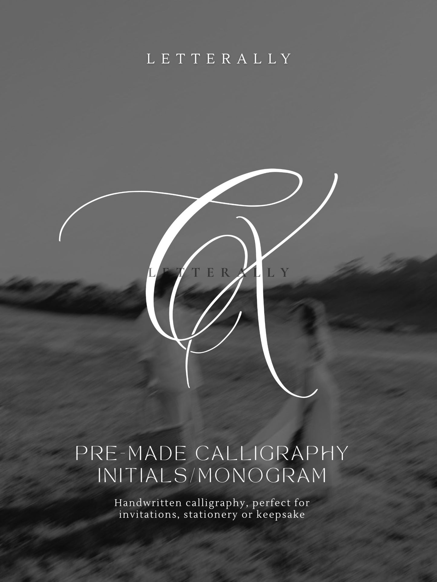 CX | PRE-MADE INITIALS/MONOGRAM CALLIGRAPHY DESIGN