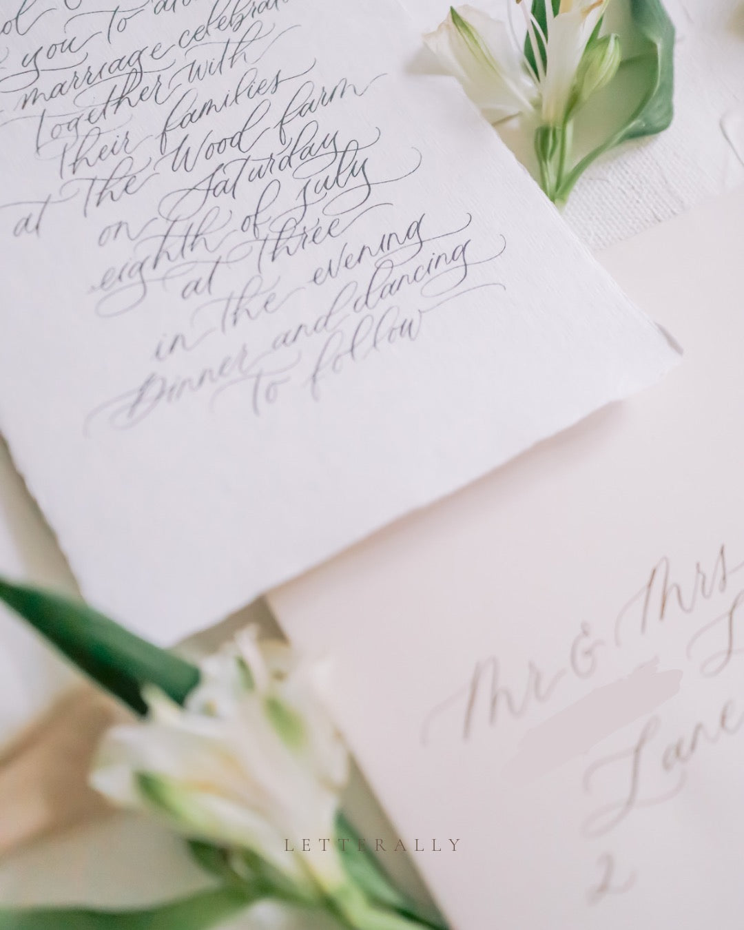 CALLIE | CALLIGRAPHY WEDDING INVITATION