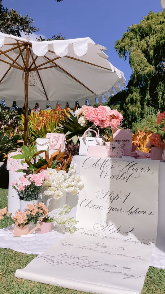 CUSTOM BUTCHER PAPER CALLIGRAPHY