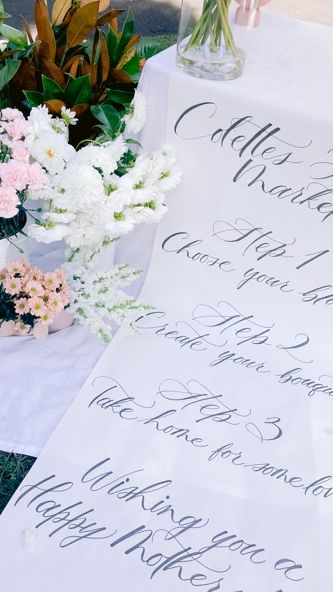 CUSTOM BUTCHER PAPER CALLIGRAPHY