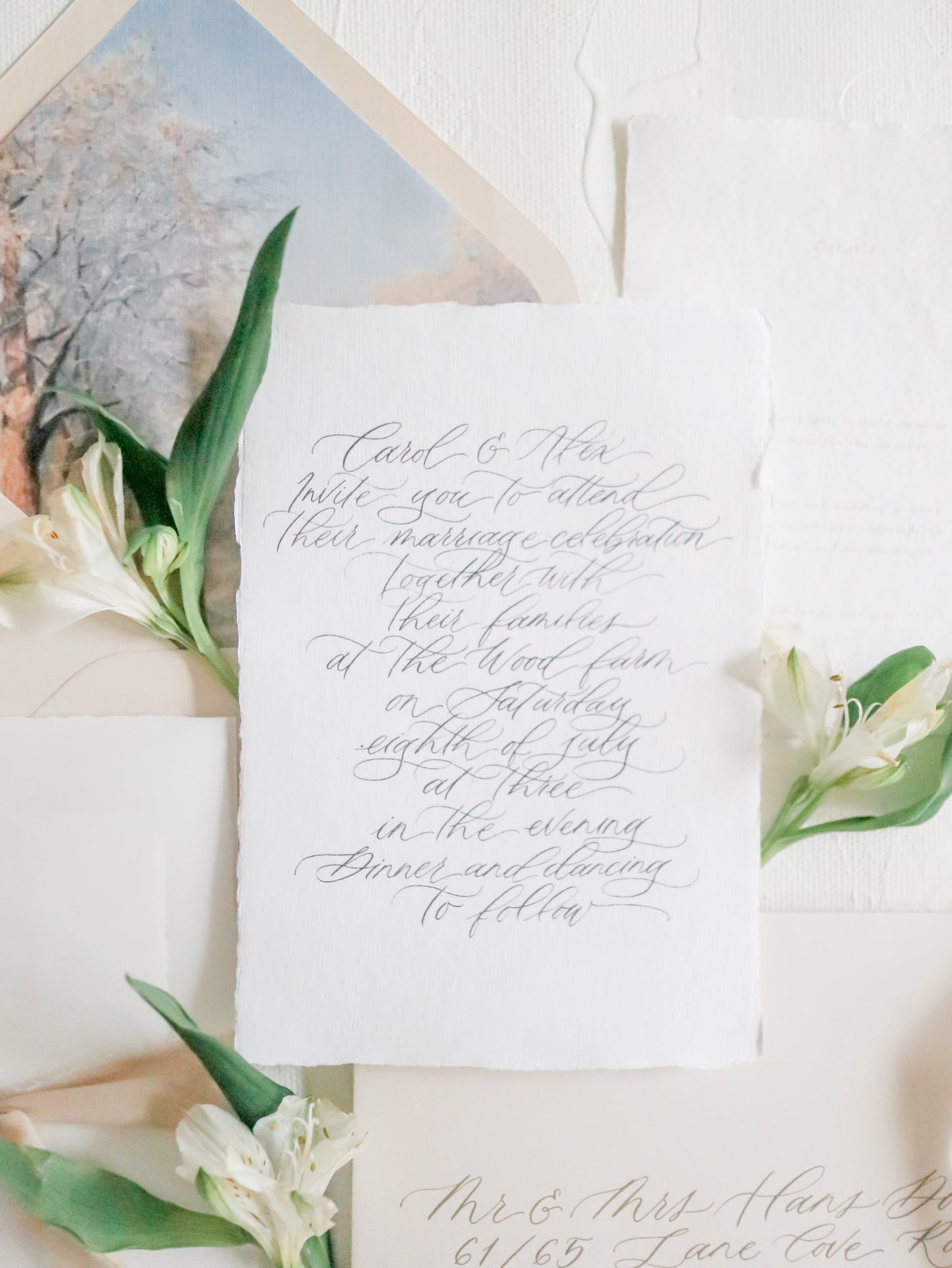 CALLIE | CALLIGRAPHY WEDDING INVITATION