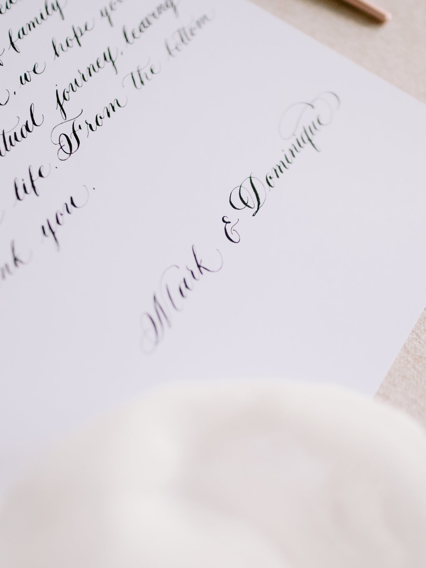 CALLIGRAPHY LETTER