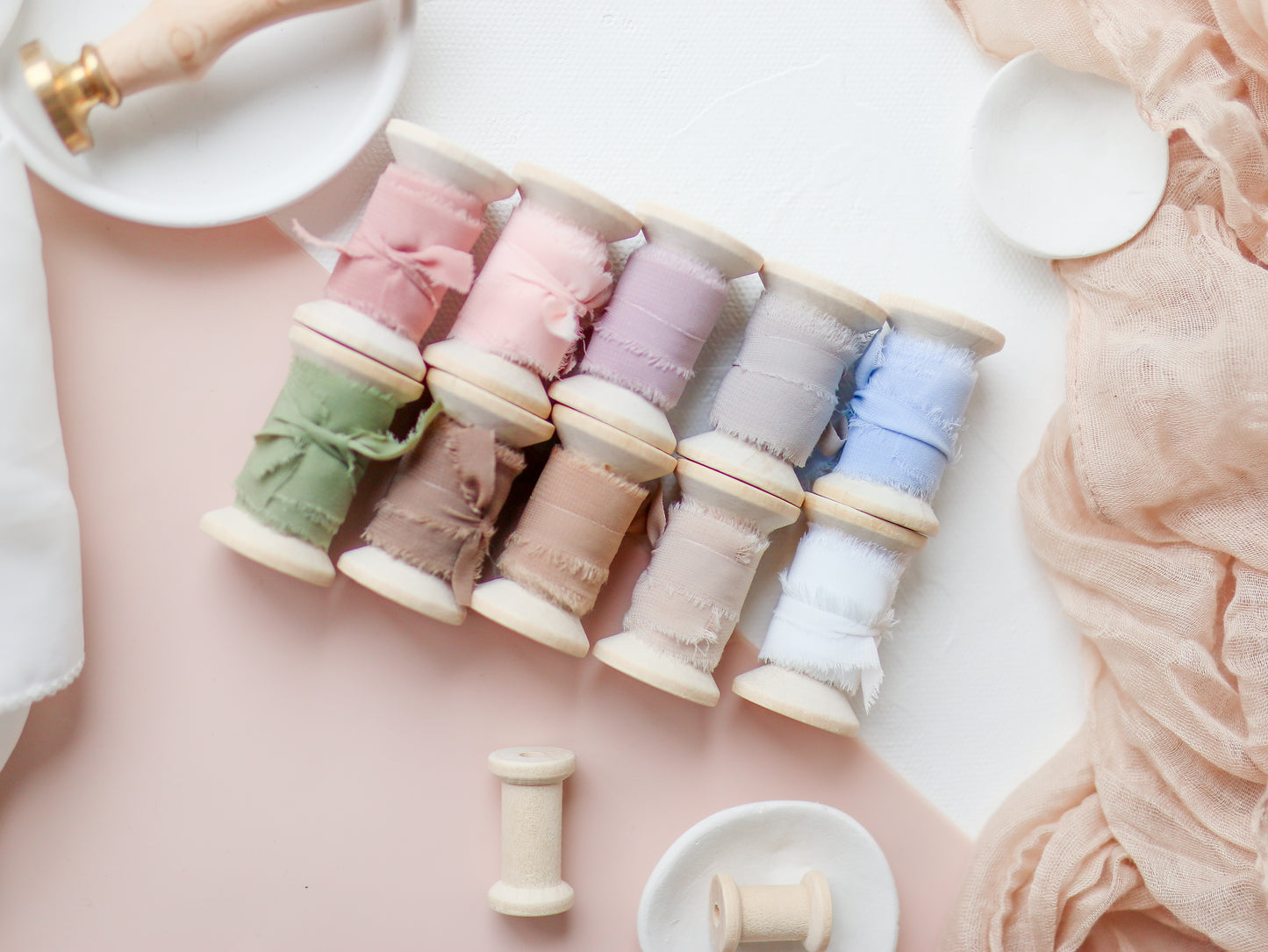 SILK RIBBON 3.3M | PINKISH GREY