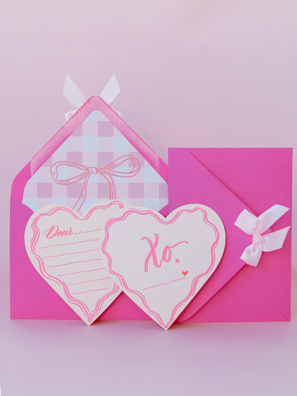 DEAR XO GREETING CARD