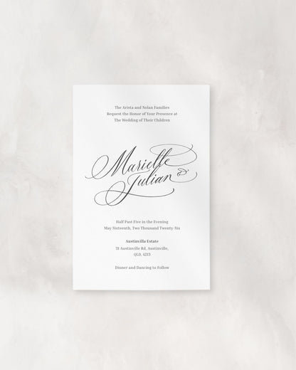 AERIS SET (Invitation + Envelope)