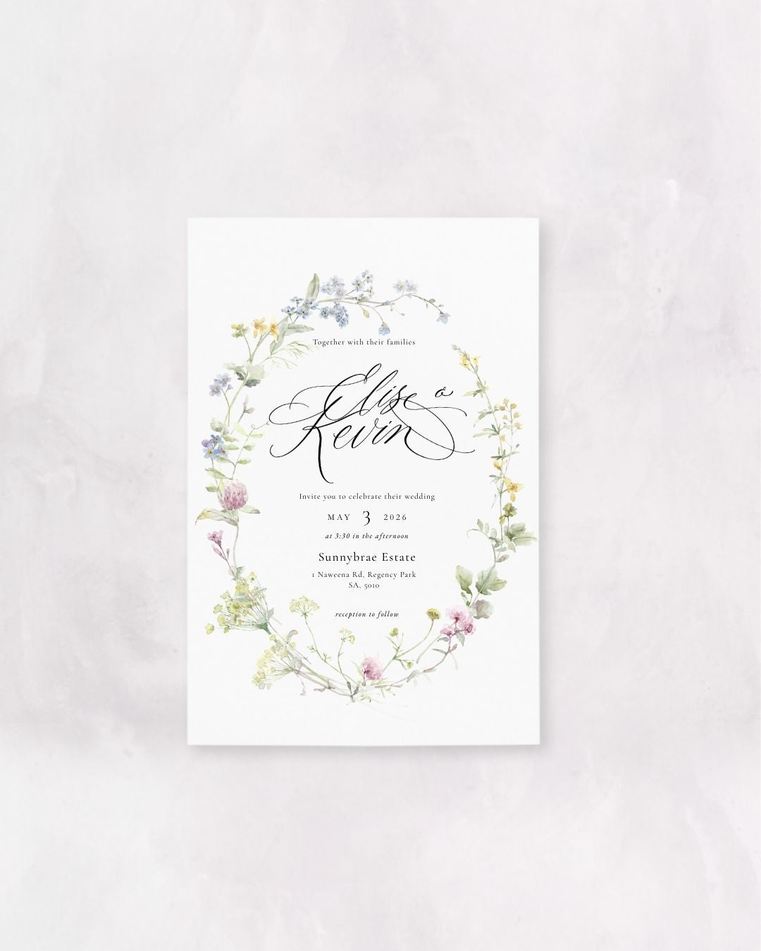 FIORA SET (Invitation + Envelope)
