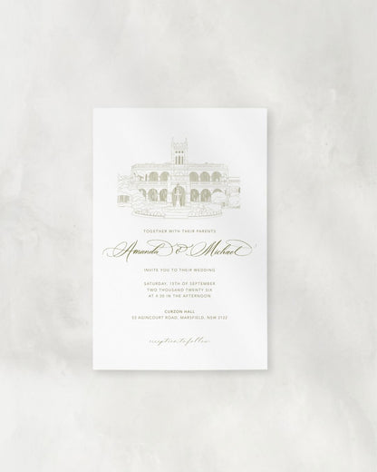 LINEA SET (Invitation + Envelope)