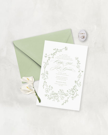 LUMINA SET (Invitation + Envelope)