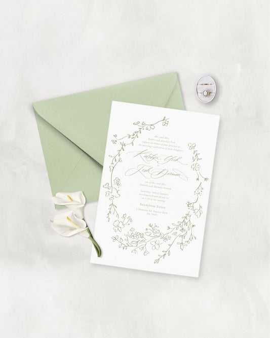 LUMINA SET (Invitation + Envelope)