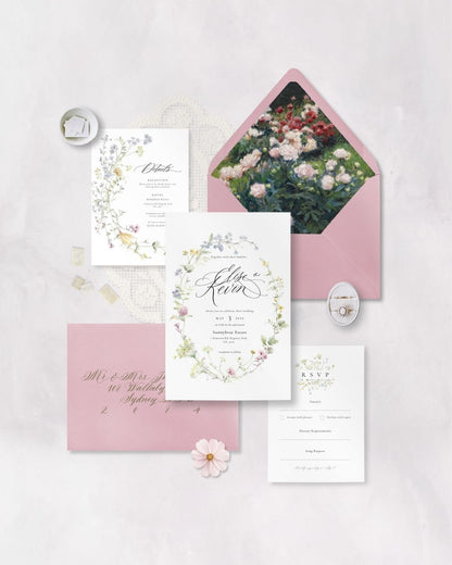 FIORA SET (Invitation + Envelope)
