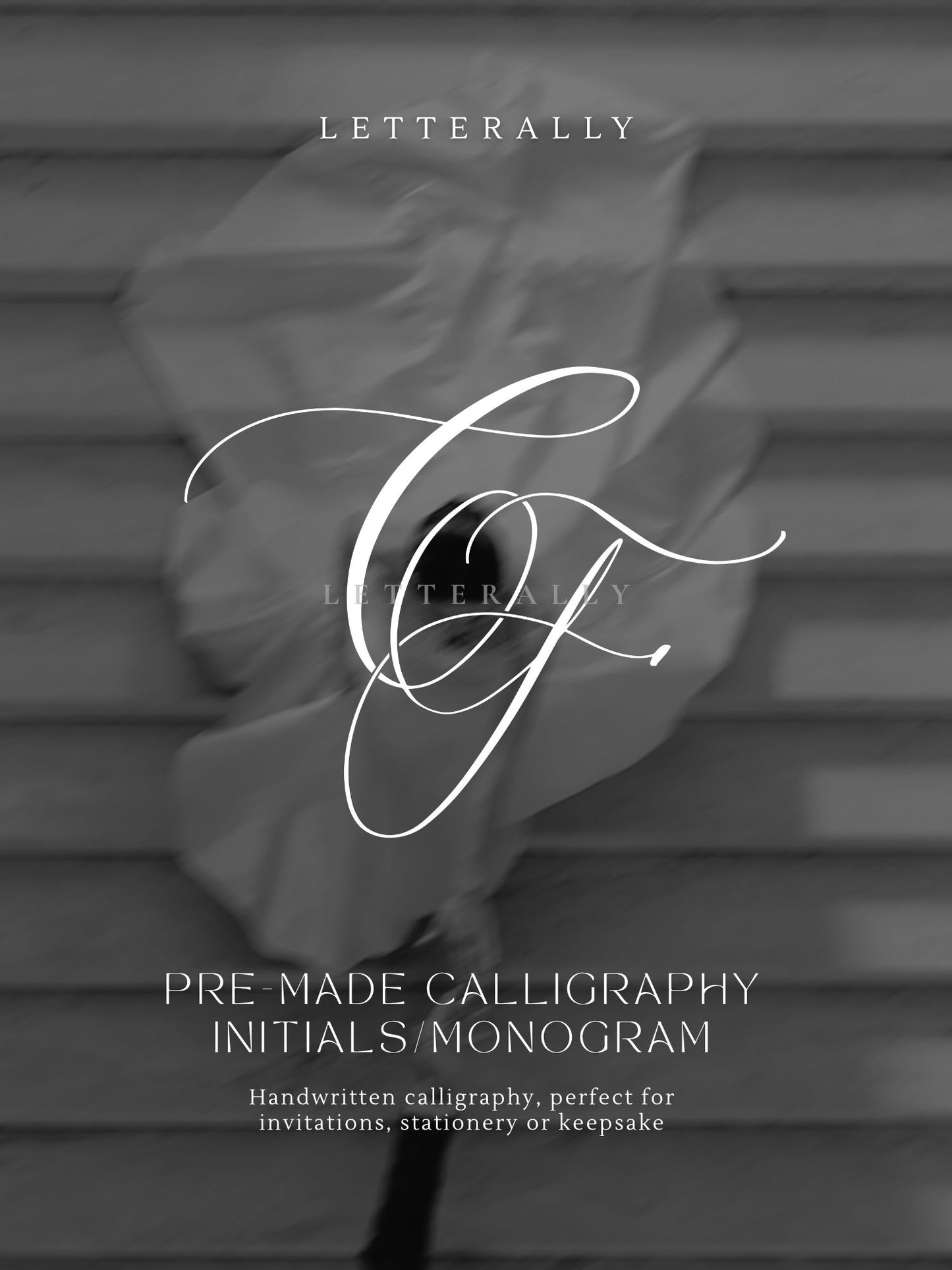 CF | PRE-MADE INITIALS/MONOGRAM CALLIGRAPHY DESIGN