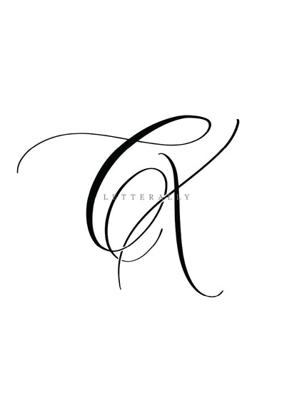 CX | PRE-MADE INITIALS/MONOGRAM CALLIGRAPHY DESIGN