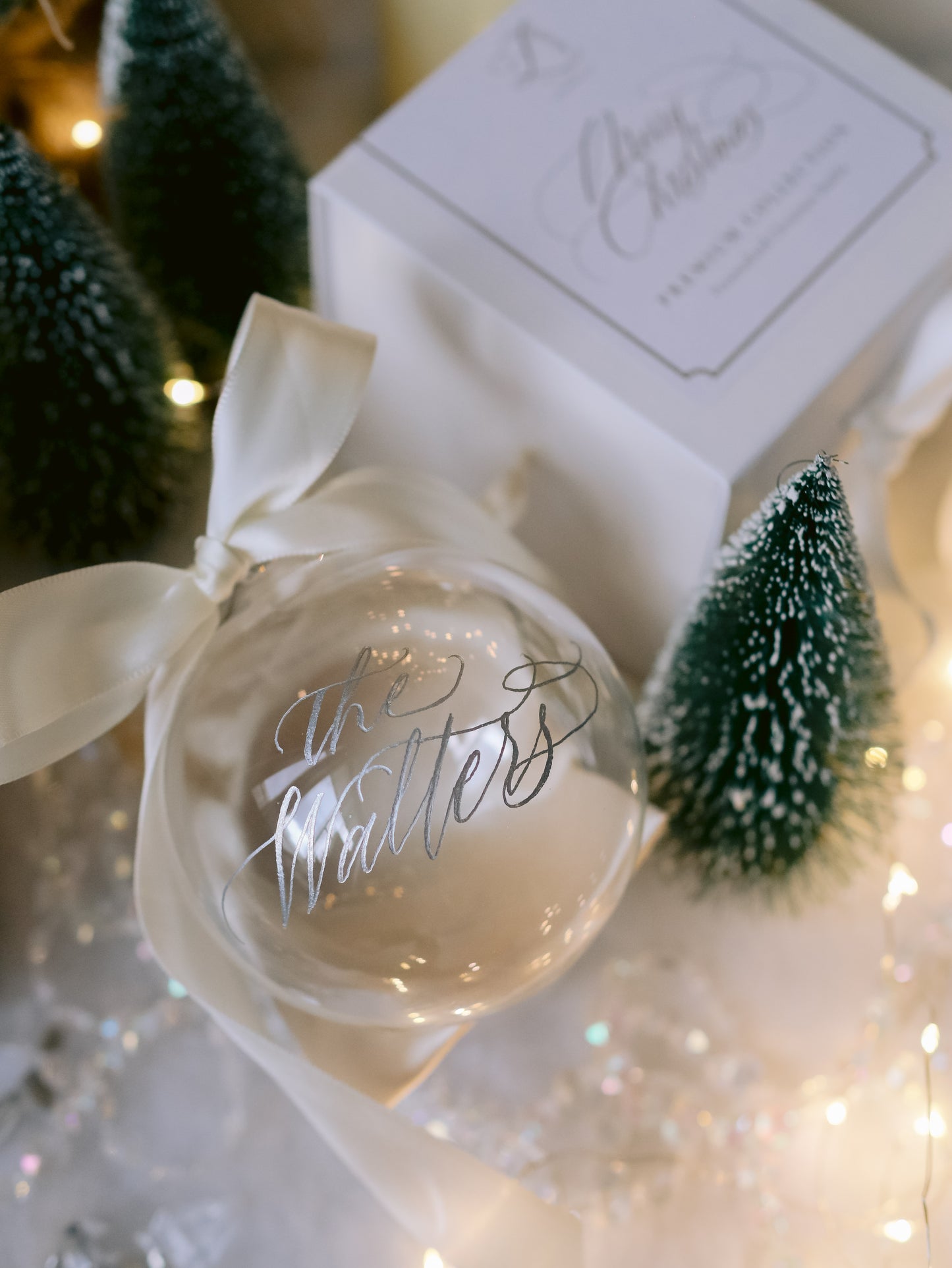 ENGRAVED CHRISTMAS BAUBLE