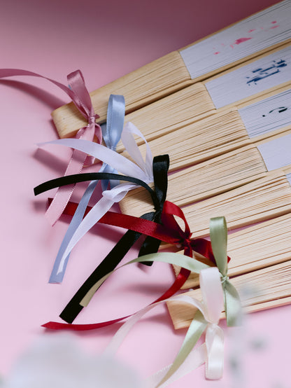 PERSONALISED PAPER FANS | LIGHT BLUE