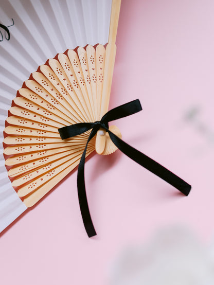 PERSONALISED PAPER FANS | LIGHT BLUE