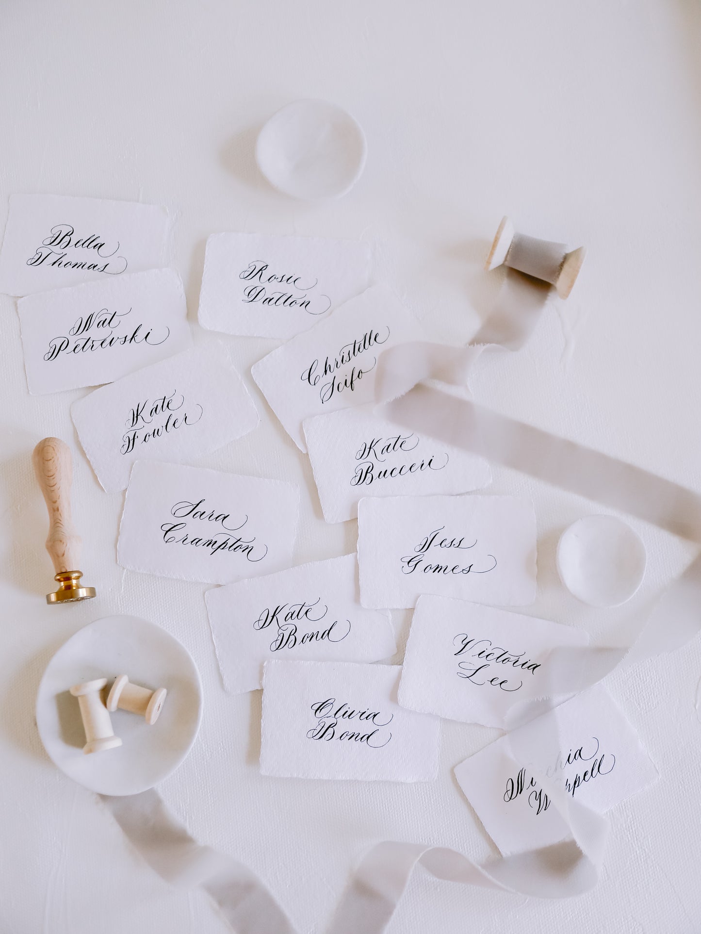 HANDMADE PAPER PLACE CARDS