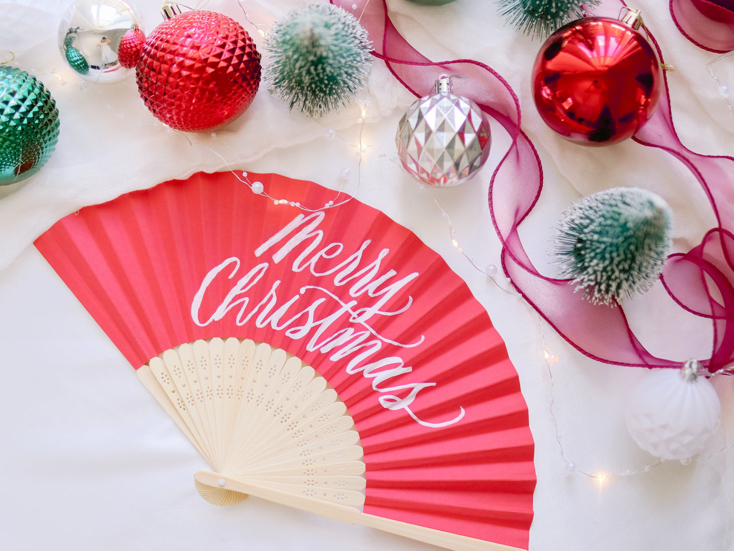 CHRISTMAS SERIES: PERSONALISED PAPER FANS