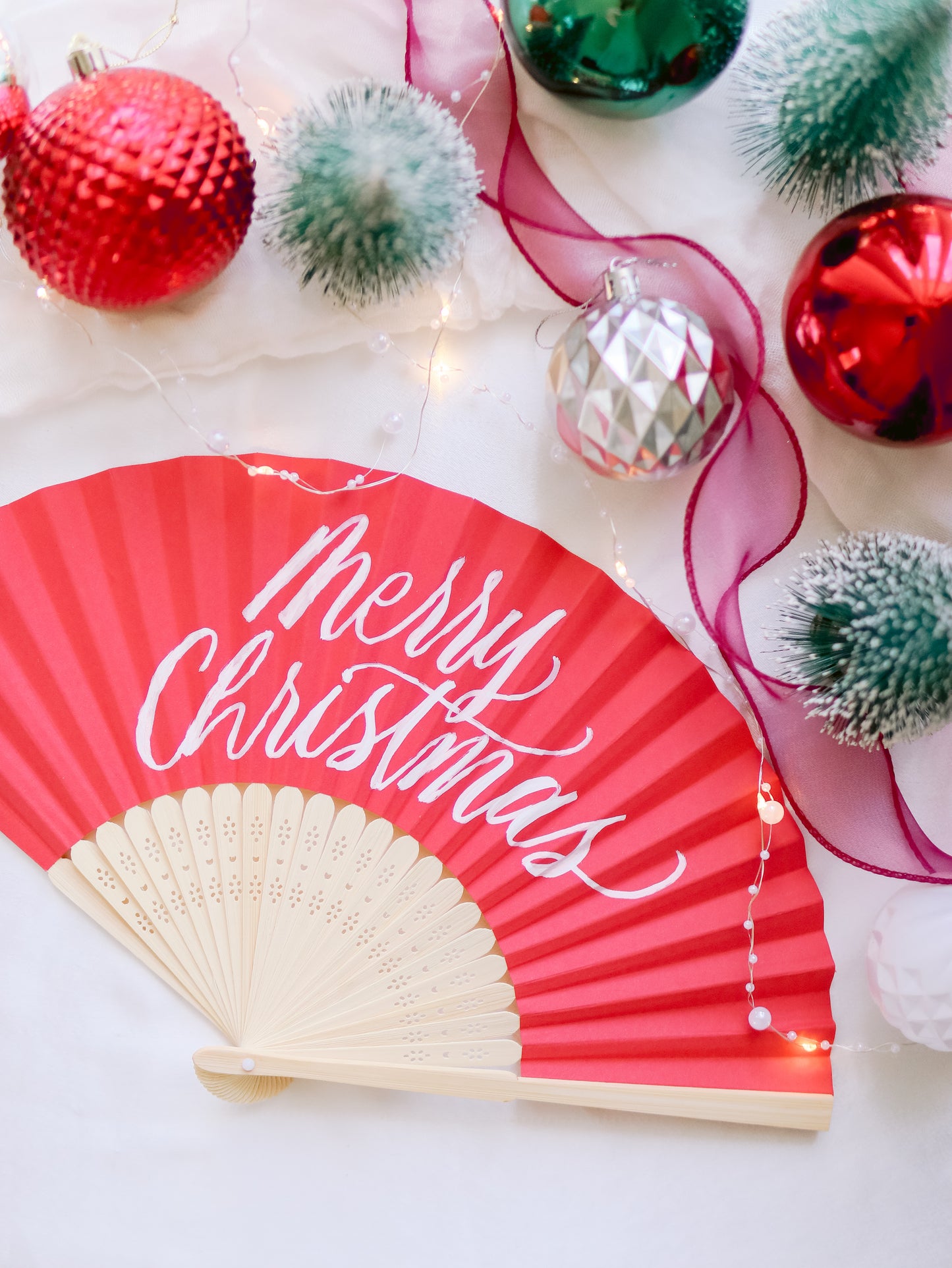 CHRISTMAS SERIES: PERSONALISED PAPER FANS