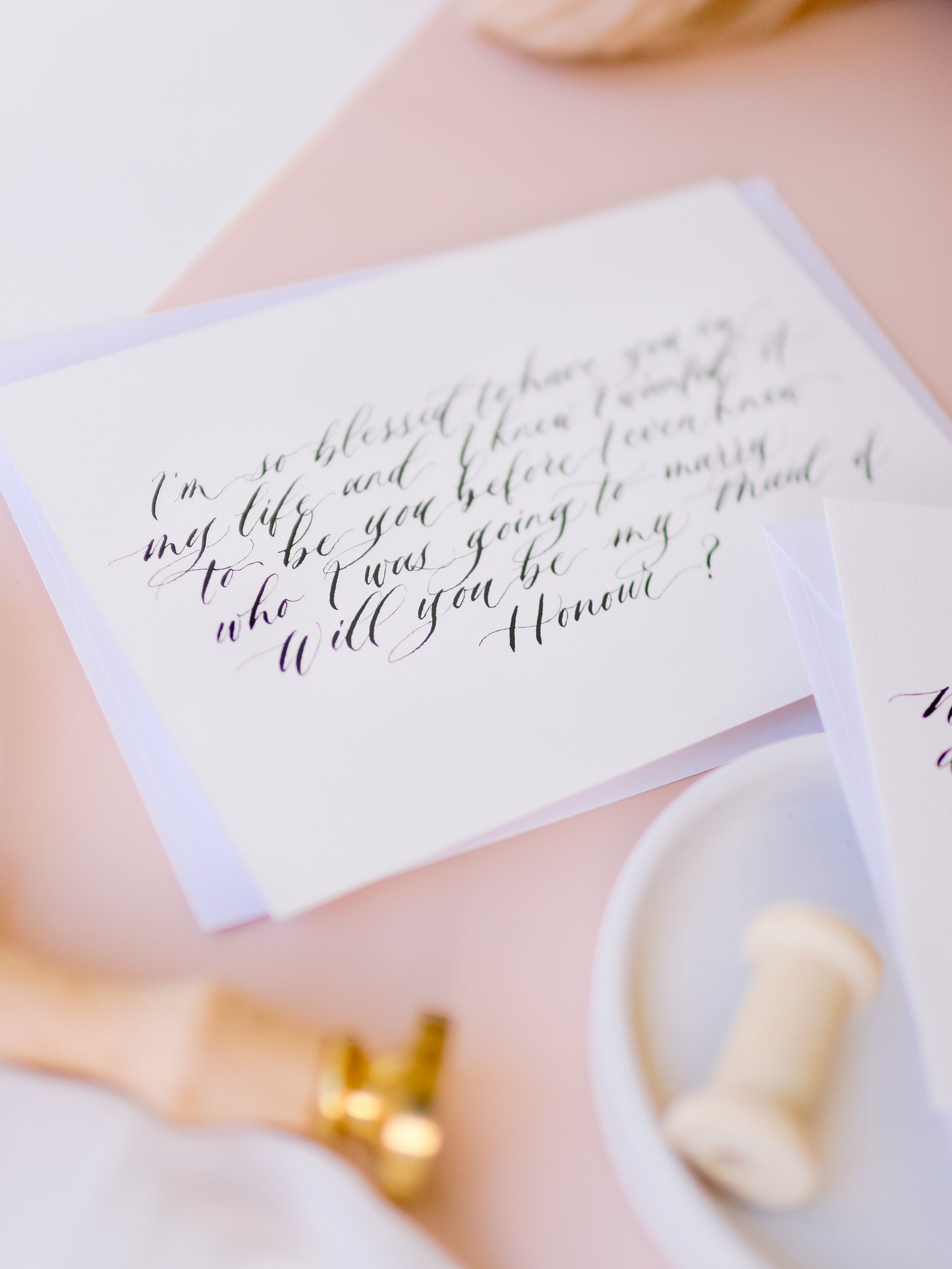 CALLIGRAPHY CARD WITH ENVELOPE