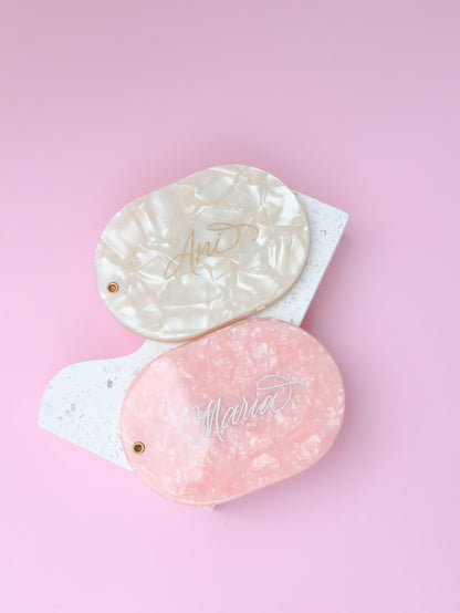ENGRAVED COMPACT MIRROR