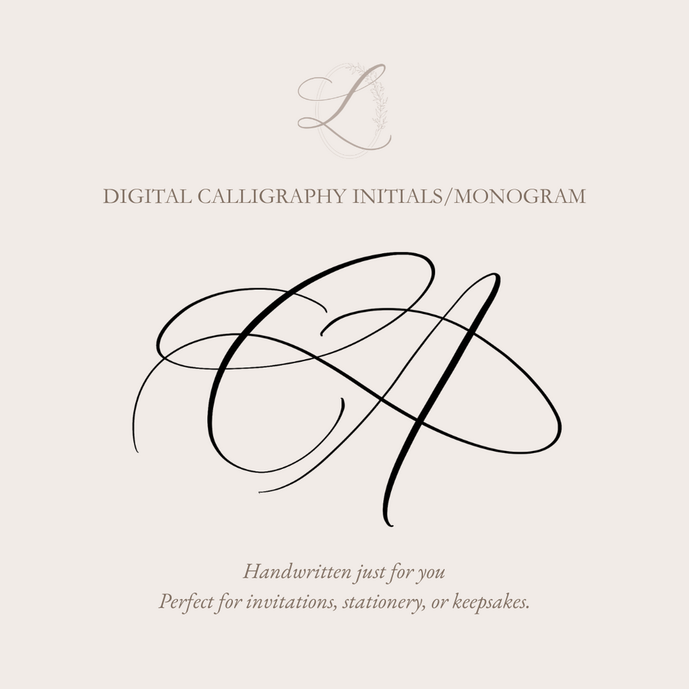 Initials Rms Caligraphy CUSTOM DIGITAL CALLIGRAPHY INITIALS/MONOGRAM – Letterally